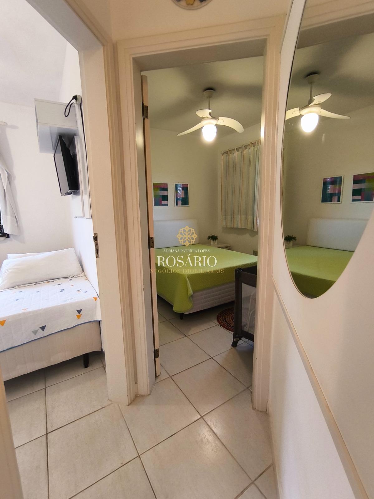 Apartamento à 100 mts da praia das toninhas com 3 dormitório