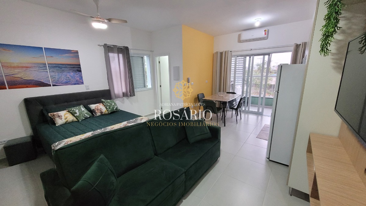Apartamento Tipo Studio Totalmente Mobiliado à Venda Na Praia do Perequê Açu em Ubatuba