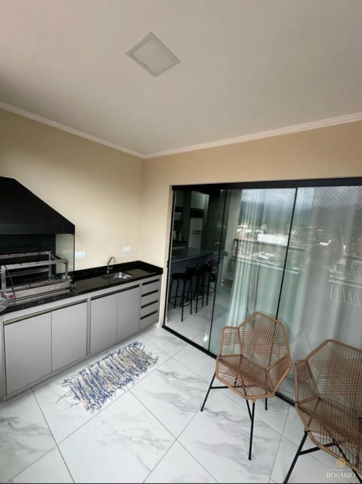 Apartamento mobiliado no silop - ubatuba varanda gourmet e 2