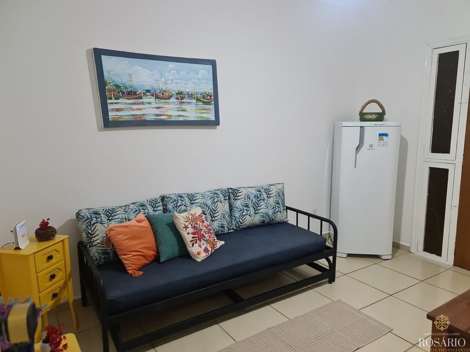 Apartamento com 1 dormitórios vista mar nas toninhas.