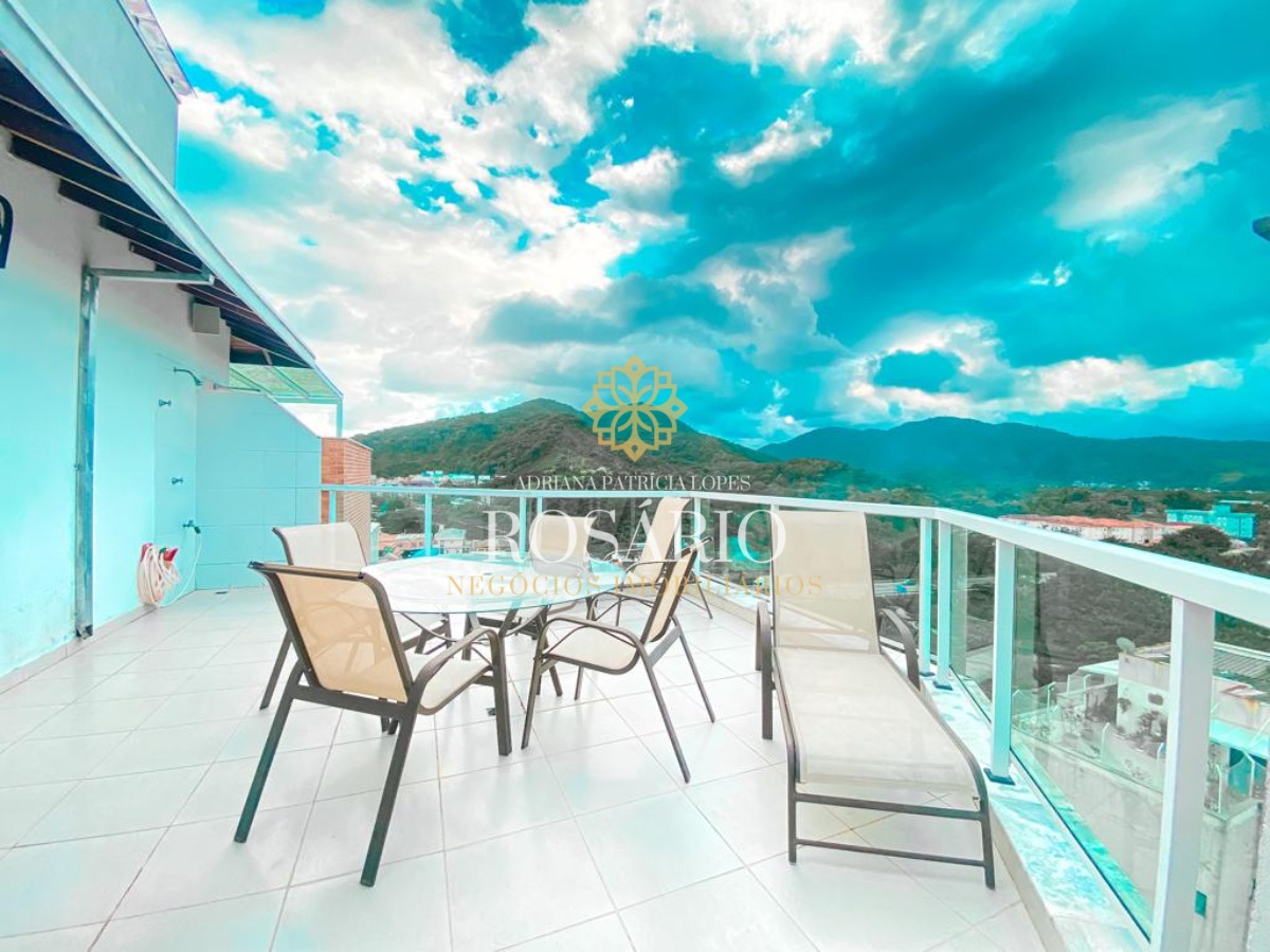 Cobertura com 4 dormitórios e vista para o mar à venda